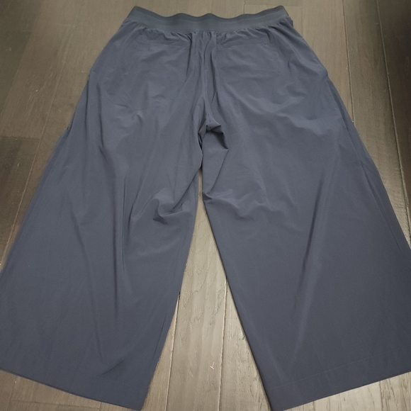 Athleta Brooklyn Heights Wide Leg Pants Womens Size 18 navy NWOT - Picture 5 of 9